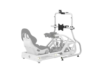 Driving Immersion Elevated: A Real-World Review of the Fanatec ClubSport Cockpit Monitor Stand – In Black And White (White Edition)