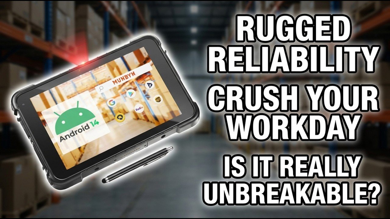 MUNBYN Rugged Tablet Barcode Scanner Review: A Genuinely Tough Android Workhorse