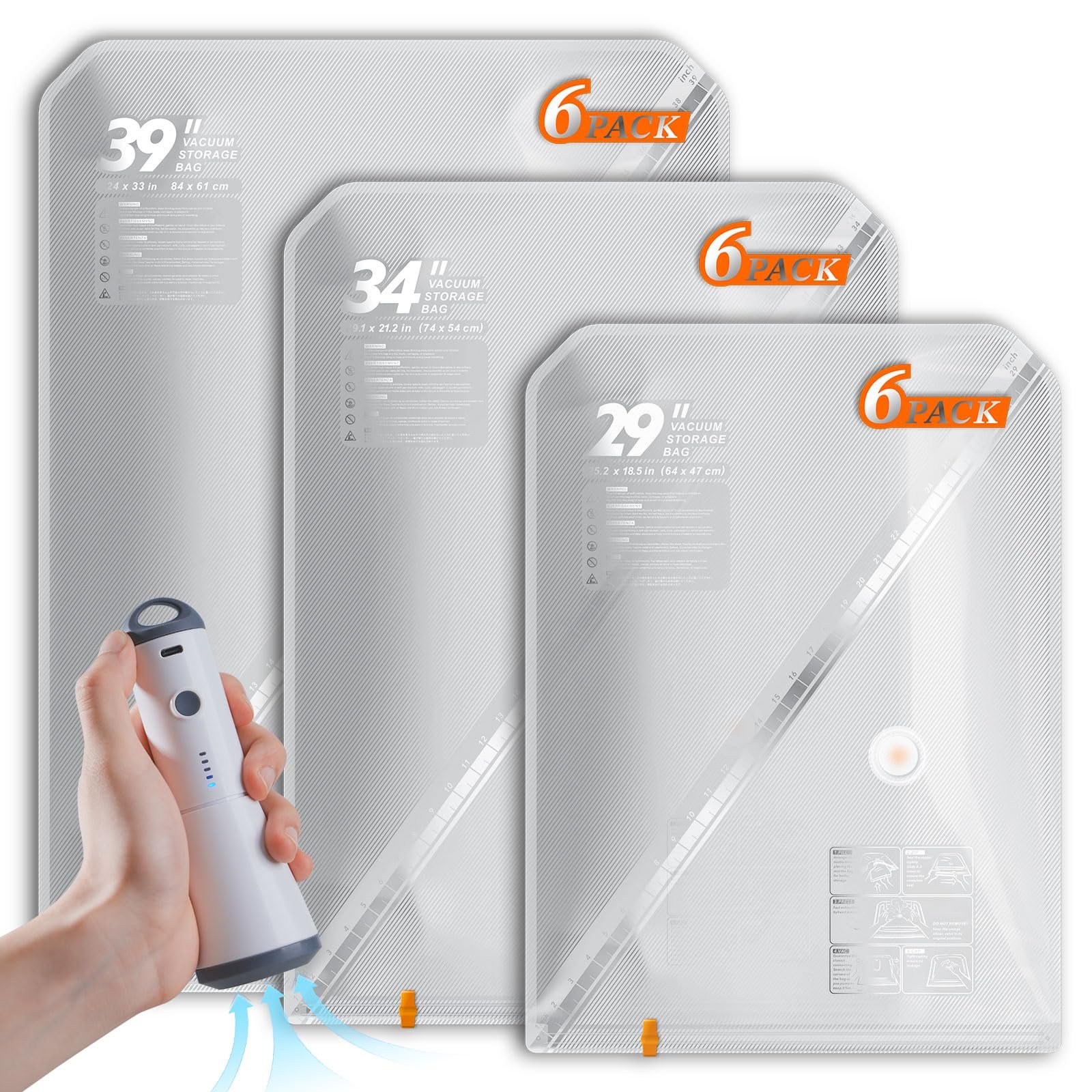 Vacbird 18-Pack Vacuum Storage Bags With Cordless Pump: Hands-On Review